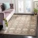 Brown Rectangle 8' x 10' Indoor Area Rug - Martha Stewart Rugs Martha Stewart Floral Area Rug 96.0 x 0.3 in/orangeViscose, Latex | Wayfair