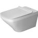 Duravit DuraStyle Wall Mounted Washdown Model Rimless Dual Flush Elongated Toilet Bowl (Seat Not Included) in White | Wayfair 2542090092
