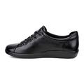 ECCO Damen Soft 2.0 Tie Tie Hohe Sneaker, Black With Black Sole, 35 EU