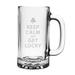 Susquehanna Glass Get Lucky 16 oz. Glass Beer Mug Glass | 6 H x 3.125 W in | Wayfair WAY-5901-880-4