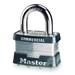 MASTER LOCK 1KA-2006 Padlock, Keyed Alike, Standard Shackle, Rectangular Steel