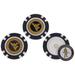 West Virginia Mountaineers 3-Pack Poker Chip Golf Ball Markers