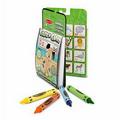 Melissa & Doug On the Go Color-N-Carry Activity Book: Alphabet and Animals - 72 Pages 8 Crayons