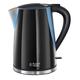 Russell Hobbs Mode Electric 1.7L Cordless Kettle (Fast Boil 3KW, Black with Stainless Steel accents, Removable washable anti-scale filter, Push to open lid, Easy pour spout) 21400