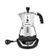Easy Timer Electric Coffee Maker for 6 Cups – Aluminium in Black/Grey