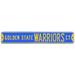 Golden State Warriors 6" x 36" Steel Street Sign