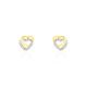 Boucles D'oreilles Puces Ablaye Or Jaune Oxyde De Zirconium