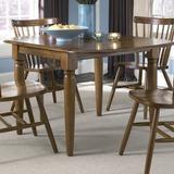 Three Posts™ Aubrianna Extendable Drop Leaf Dining Table Wood in Brown | 30 H in | Wayfair ATGR4435 29761284
