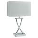 Searchlight 7923CC Chi X Shaped Table Light (Chrome Cross Base Table lamp)