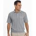 Blair Men's John Blair Short-Sleeve Tone-on-Tone Polo - Metallic - LGE