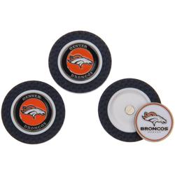 Denver Broncos 3-Pack Poker Chip Golf Ball Markers