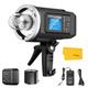 Godox AD600BM Bowens Mount Flash, 600Ws GN87 HSS 1/8000s Built-in 2.4G wireless Flash Light Speedlite, 8700mAh Battery Pack to Provide 500 Full Power Flashes and Recycle in 0.01-2.5 Second (AD600BM)