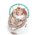 Bright Starts, Disney Baby, Winnie The Pooh Rocker with Vibrations, Automatic Off Function, Melodies, Volume Control, Removable Headrest and Play Arch, 1 Piece (Pack of 1)