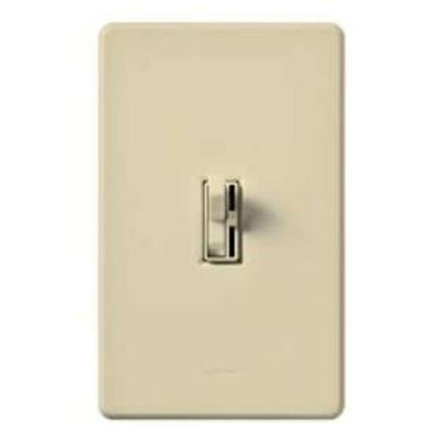 Lutron 68993 - 120 volt Ivory Toggler Single-Pole / 3-Way Flourescent Wall Dimmer Switch