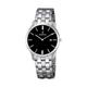 Festina CLASSIC Men's Quartz Watch with Black Dial Analogue Display and Silver Stainless Steel Bracelet F6840/4