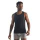 Icebreaker Men's Anatomica Tank Top - Running Vest - Merino Wool Underwear - Black/Monsoon, L