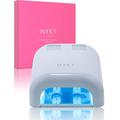 NYK1 Professional 36w UV Gel Nail Lamp with 800 LINT FREE WIPES for use with All Gel Shellac Nail Polishes - Perfect Curing, Removable Base, High Power Output Lamps/Bulbs with Timer. Perfect for Home or Salon Use. Cures NYK1 Nailac, Oulac, Bluesky, GEL...