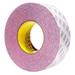 3M 469 Double Coated Tape,Red,1.0 mil Thick