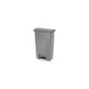 Rubbermaid - FG1883602 - Slim Jim Resin Step-On Container Front Step Style 13 gal Gray