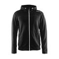 Craft Men's Craft Sportswear Leisure Full Zip Hoody, Black, M UK