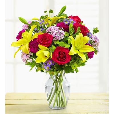 1-800-Flowers Birthday Delivery Happy Wishes Bouquet Double | Happiness Delivered To Their Door