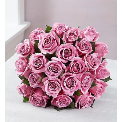 1-800-Flowers Flower Delivery Passion For Purple Roses 24 Stems Bouquet Only | Happiness Delivered To Their Door