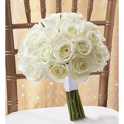 1-800-Flowers Flower Delivery White Rose Bouquet Medium | Happiness Delivered To Their Door