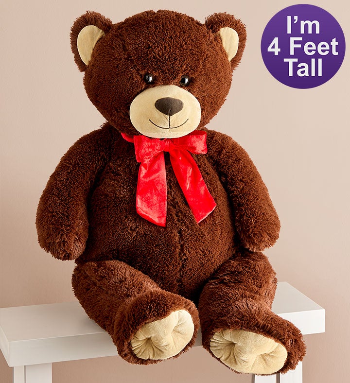 1-800-Flowers Seasonal Gift Delivery Lotsa Love Uniquesome Henry Giant Bear & Chocolate
