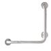 CSI Bathware L-shaped Vertical Angle Bathroom Safety 12" Grab Bar Metal in Gray | 12 H x 1.25 D in | Wayfair BAR-VL12-TW-125-PN