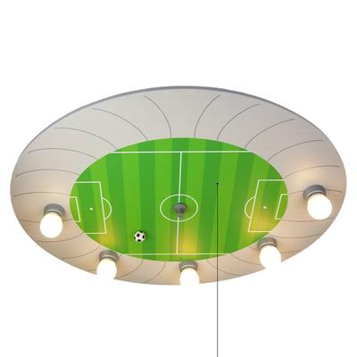Niermann Standby Deckenlampe FUßBALLSTADION, grün, für Kinderzimmer, Holz, Deckenlampe Image