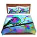 DiaNoche Designs Unchained Duvet Cover Set Microfiber in Blue/Indigo/Pink | King | Wayfair DMF-RobinMeadUnchained8