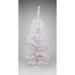Northlight Seasonal 3' Pre-lit White Iridescent Pine Artificial Christmas Tree - Pink Lights in Green | 36 H x 12 W x 12 D in | Wayfair 32233262