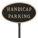 Montague Metal Products Inc. Handicap Parking Statement Garden Sign Metal | 8.5 H x 13 W x 0.25 D in | Wayfair SP-16S-LS-BG