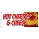 36 x96 HOT CHEETOS & CHEESE BANNER SIGN melted mexican chili tex mex food