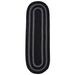 Black 24 x 0.5 in Area Rug - Darby Home Co Van Cleef Hand-Woven Area Rug Polypropylene/Wool | 24 W x 0.5 D in | Wayfair DRBC1585 30402444