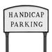 Montague Metal Products Inc. Handicap Parking Statement Address Garden Sign Metal | 13 H x 21 W x 0.25 D in | Wayfair SP-15L-LS-WB