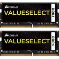 Corsair Value Select SODIMM 16GB (2x8GB) DDR4 2133MHz C15 Memory for Laptop/Notebooks - Black