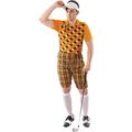 ORION COSTUMES Men's Orange Pub Golf Sport Stag Night Fun Fancy Dress Costume