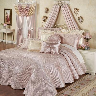 Portia II Grande Bedspread Rose Quartz, Queen 24