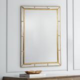 Regina Andrew Plaza Gold Leaf 29" x 41" Wall Mirror