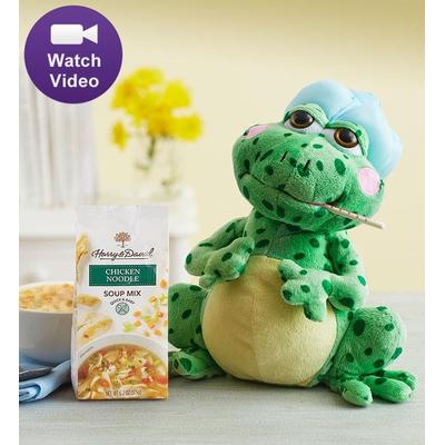 1-800-Flowers Everyday Gift Delivery Animated Get Well Fever Frog & Chicken Noodle Soup | Happiness Delivered To Their Door