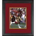Jerry Rice San Francisco 49ers Framed Autographed 8" x 10" Red Running Solo Photograph