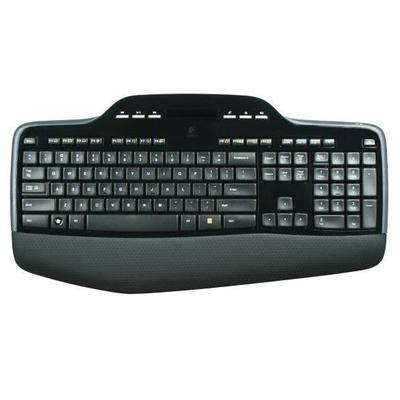 Logitech Wireless Desktop MK710 Keyboard and Mouse (USB Wireless RF Keyboard - Black - USB Wireless