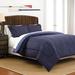 Martex Reversible Comforter Set Polyester/Polyfill/Microfiber in Blue | Full/Queen | Wayfair 1C11991