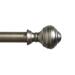 Set of 2 Stacked Ball Drapery Finials - Pewter, 1.25" - Ballard Designs - Ballard Designs