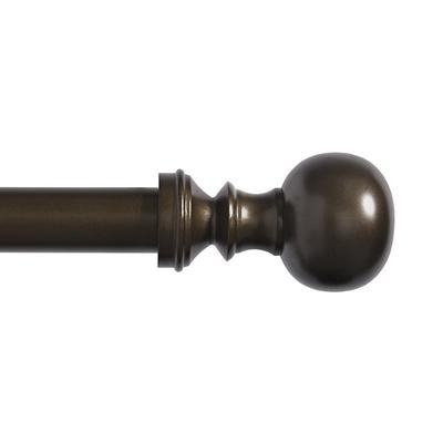 Set of 2 Classic Ball Drapery Finials - Bronze, .75