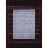 Indigo/Red 99 x 0.5 in Area Rug - Calvin Klein Hand-Knotted Wool/Silk Wine/Purple Area Rug Silk/Wool | 99 W x 0.5 D in | Wayfair 099446060280