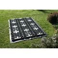 Hawklok 12x8ft PLASTIC SHED BASE KIT FOR A GARDEN SHED + MEMBRANE & CLIPS