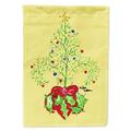 Carolines Treasures 8501-FLAG-PARENT Christmas Tree Fleur de lis Flag multicolor