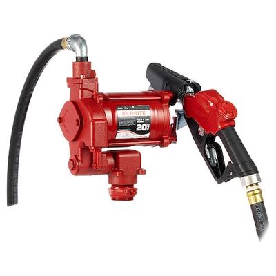 FILL-RITE FR710VB Fuel Transfer Pump, 115V AC, 20 gpm Max. Flow Rate , 1/3 HP,